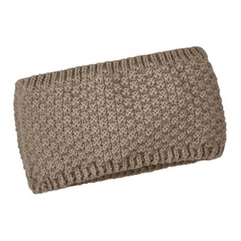 Neverless Women's Winter Autumn Fleece Lining Knitted Ear Warmers Knitted Headband Dark Beige One Size