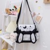 SUFUZEGA Japanese Kawaii Bunny Ear Backpack with Cute Manga Girl