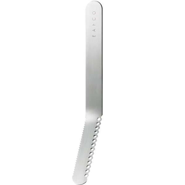 Yoshikawa AS0035 EATOCO Nulu Butter Knife, Silver, Stainless Steel, 6.3 x 0.6 x 1.3 inches (16 x 1.5 x 3.2cm), Made in Japan