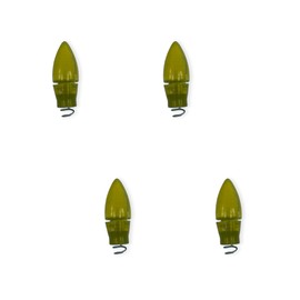 Floatzilla Soft Lure Float Accessories - Small Fire Tail Green Pumpkin Goby Soft Plastic Worms Bait Float Accessories for All Game Fish Terminal Tackle Floats for Bass Trout Walleye Crappie Fishing