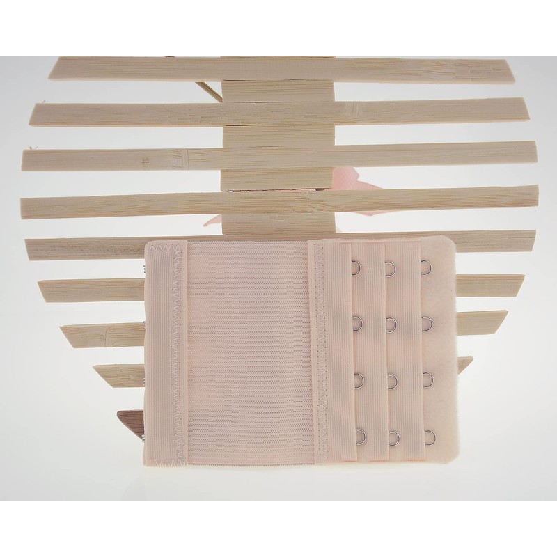 Wowlife 5Pcs Bra Extenders 4 Hooks 3 Rows Elastic Bra