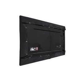 Covermates Outdoor Half TV Cover - Various Sizes, Light Weight Material, Weatherproof, Dustproof, Cinching Drawcord, Outdoor TV Covers, 47W x 4D x 29H, Black