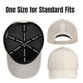 Chaseshine Performance Snapback Hats for Men Women,7 6 Panel Baseball Cap,Golf,Running,Workout