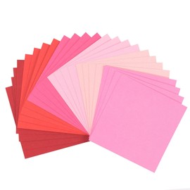Florence Scrapbook Cardstock Paper Canvas Texture, Pink, 15x15x0.8 cm