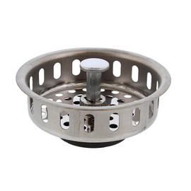 Jones Stephens B03010 Aerator Corp SS Fit All Basket Strainer, Silver