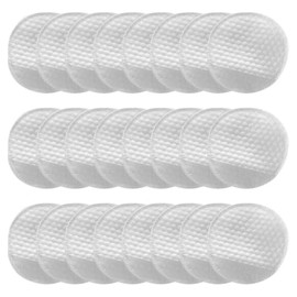 120piezas Unidades de Discos Desmaquillantes Redondos con Bolsillo para Mano Bordes Doble Textura de Perla para Rostro Ojos y Labios sin Lanas ni Resi