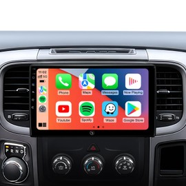 10.2inch Car Stereo Radio for Dodge Ram Pickup 1500 2500 3500 2013 2014 2015 2016 2017 2018 with Wireless carplay/Android auto/Touchscreen/Android13/GPS Navigation/HD Backup Camera