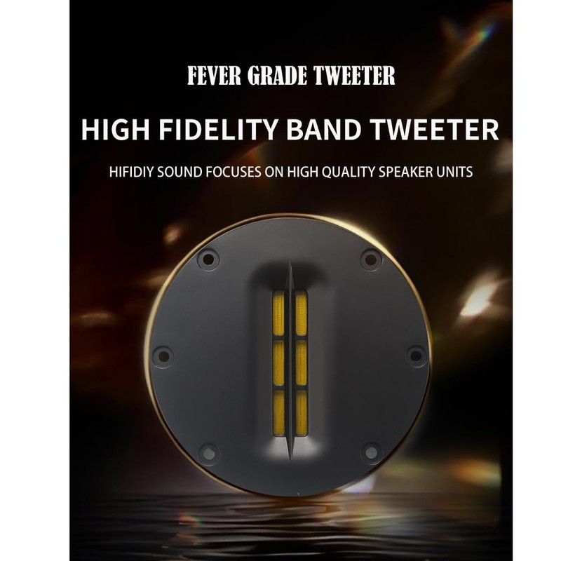 HIFIDIY LIVE 2PCS HiFi 4 inch Tweeter Speaker Unit 8