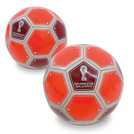 Mondo Toys - Pallone da Calcio Cucito FIFA WORLD CUP QATAR 2022 - AL THUMAMA - Prodotto Ufficiale - misura 5-350 g - 2 colori assortiti - 13440