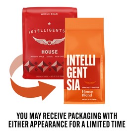 Intelligentsia Coffee, Light Roast Whole Bean Coffee - House Blend 12 Ounce Bag