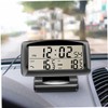 CHILDWEET Mechanical Car Thermometer Night Light Dual Temperature Gauge for