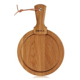 BOSKA Cheese Board Friends Size S, Wood Brown, 16 x 16 x 2 cm