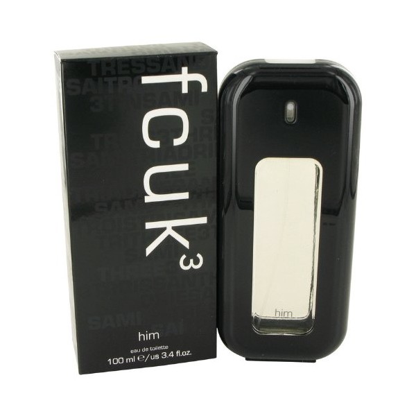 FCUK 3 by French Connection Men's Eau De Toilette Spray
