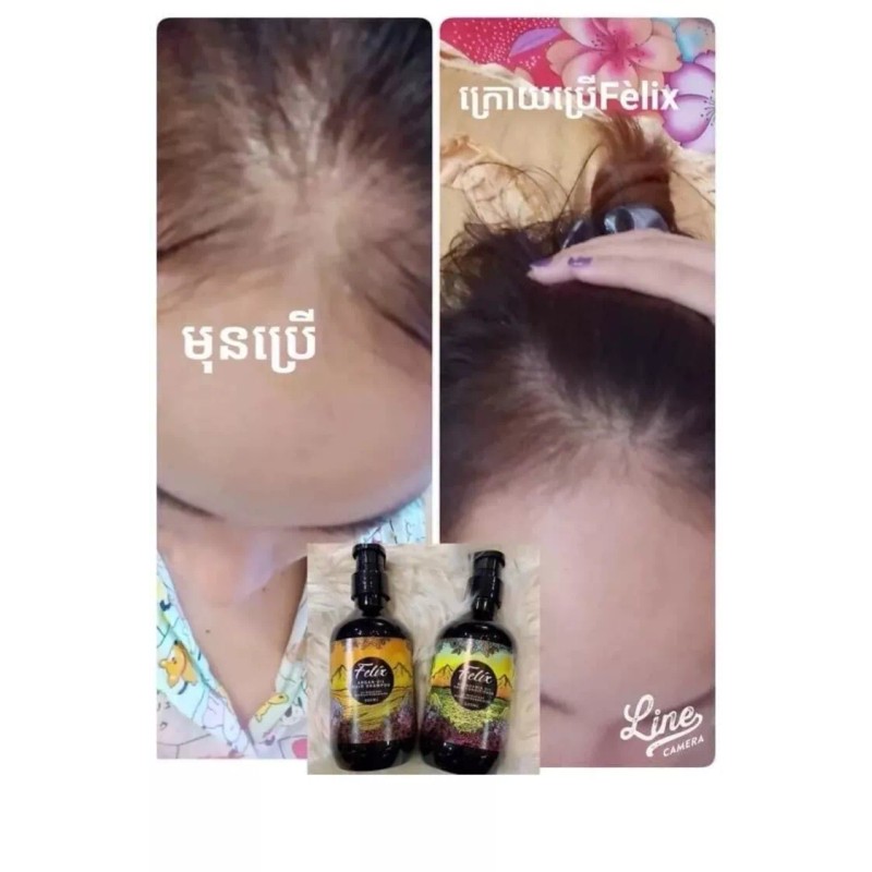 Felix Argan Oil Hair Shampoo សាប៊ូកក់សក់ហ្វ