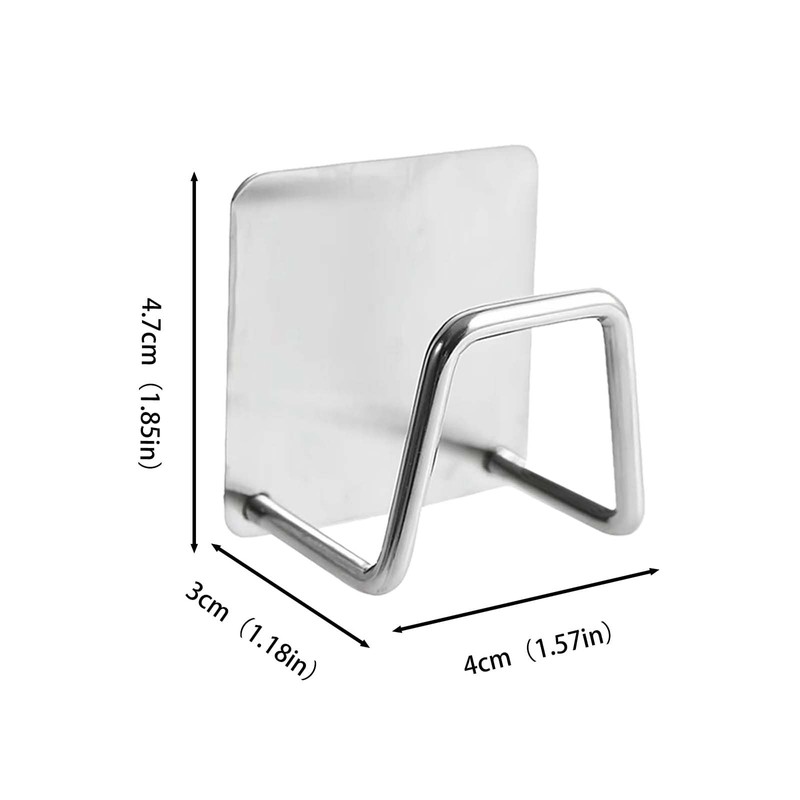 6 Pack Sponge Holder for Kitchen Sink - Movable Hanging