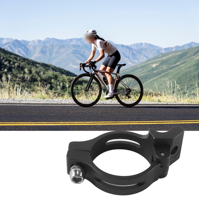 Enwye Aluminum Alloy Black Front Derailleur Adapter Clamp Ring 31