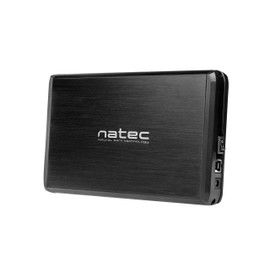 Natec Genesis nkz-0448 HDD Enclosure 3.5 "Black HDD/SSD Enclosure – Enclosures (3.5, Serial ATA HDD/SSD, 3.0 (3.1 Gen 1), HDD Enclosure, Black, Aluminium)