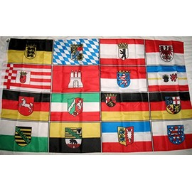 Germany 16 States Flag 3'x5' German State banner