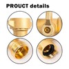 Xiny Tool 90 Degree Garden Hose Adapter with Shut Off