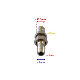 Boat Motor Fuel Connector w/Nut 346-70260-1M, 346702600M, 332702610M Male Engine for Tohatsu Nissan Outboard Engine
