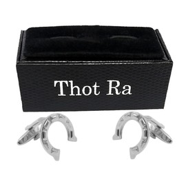 Thot Ra Mancuernillas Gemelos Herradura Acero Caballo Mod. A-057