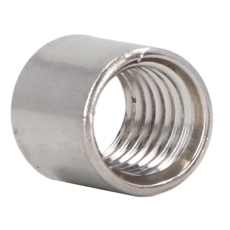 50Pcs Coupling Nut Round 304 Stainless Steel Rod Connector Nut
