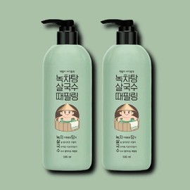 Others Lac Vert Peeling Salguksu Dmili Body Peeling Green Tea Soup 500ml 2pcs / 기타 라끄베르 때필링 살국수 때밀이 바디필링 녹차탕 500ml 2개