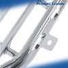 Silscvtt Front Upper Grille Chrome Straight Trim Style Replacement for