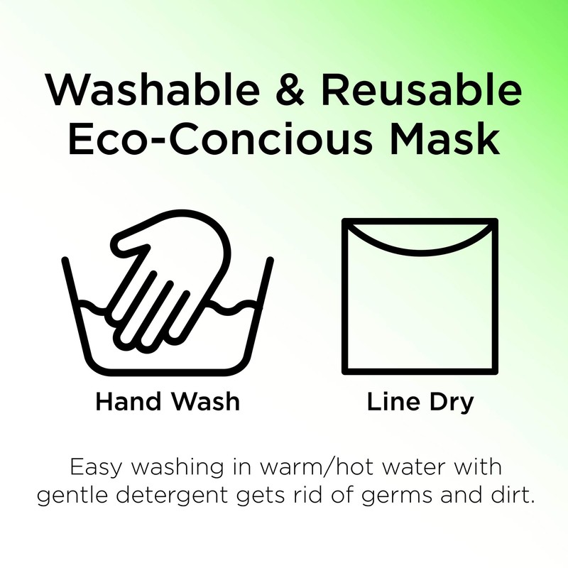 ABG Accessories Women's 3-Pack Adult Fashionable Germ Protection, Reusable Fabric