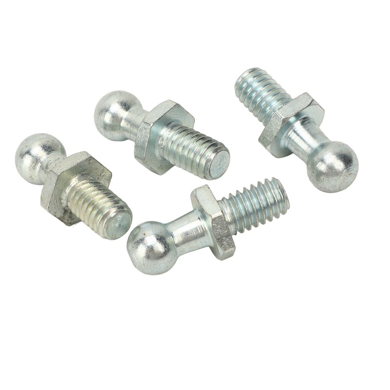 4Pcs 10mm Ball Studs 5/16‑18 Thread High Hardness Rugged Stable
