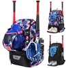 Softball Bag,Softball Bat Bag For Youth Adults,Baseball Bag with Fence