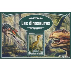 Guinea miniature sheet 2779 (complete. issue) unmounted mint/never hinged ** MNH 2017 dinosaurs (Stamps for collectors) Amphibians/reptiles/dinosaurs