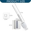 Long Handled Toilet Brush and Holder Set, Simple Human Toilet
