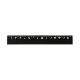 MUJI NDA87A4A Double-Sided Scale Ruler 5.9 inches (15 cm)