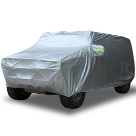 PIUGILH Car Cover for Hummer H2 2003-2009, Waterproof Sun Rain UV Dust Snow Protection Outdoor All Weather Full Car Cover