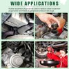 Keadic 14Pcs 7 Sizes Automotive Rubber Expansion Plug Assortment Set,
