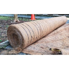 Farm Plastic Supply - Double Net Straw Erosion Control Blanket - 4' x 112.5'