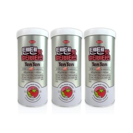 TenTen Nutrition Strawberry Flavor Multivitamin Chews Kids Youth Chewable Vitamins 300 Tablets / 텐텐 영양제 딸기맛 멀티비타민 츄정 키즈 청소년 츄어블 비타민 300정