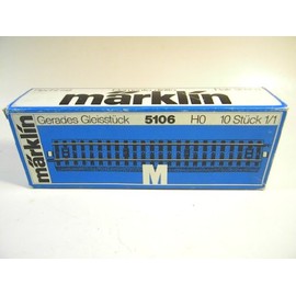 Marklin 5106 Ho Scale M Straight Track Sections