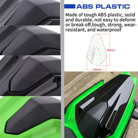 Midimttop Motorcycle Rear Seat Cowl Cover for Ka&wa&sa&ki Ninja 400 Z400 NINJA400 Z 400 Accessories 2017-2024 Pillion Passenger Solo Seat Back Cover (Gloss Black)
