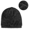 Yixda Men's Winter Hat with Peak, Warm Knitted Beanie Cap