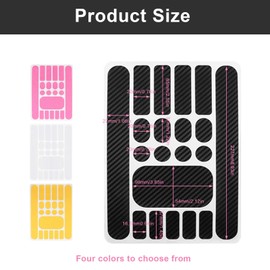 AMONENZ Pack of 4 Bicycle Sticker Frame, Sticker Bicycle Frame, Protective Film Bicycle Frame, Available in 4 Colours, Can Be Used for Protection Bicycle Frame