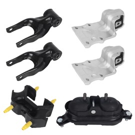 KUSATEC 6PCS Engine Motor Torque Strut Transmission Mount Set Fit for Buick Rendezvous 02-07/Terraza 05-06;Chevy Uplander 05-09/Venture 97-05;Oldsmobile Silhouette 97-04,OE A2818 A2899 A2900 A2906