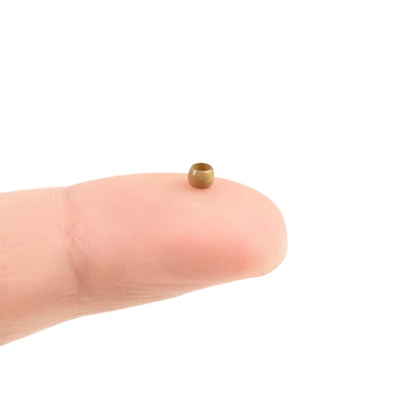 500 Pcs 3.0mm Micro Link Rings Beads Non-Silicone Lining Copper