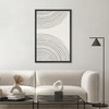 SIGNWIN Framed Canvas Print Wall Art Geometric Spiral Ring Landscape