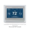 Honeywell Home White HVAC Thermostat Wall Cover Plate Mounting Bracket