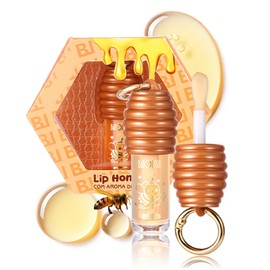 KTouler Honey Hydrating Lip Oil,Lip Gloss Keychain,Clear Lip Oil for Women,Lip Gloss Flavoring Oil With Vitamin E Moisturized Shiny Lips