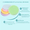 144 Pcs Compressed Facial Sponge for Cleansing, Professional Makeup Removal,