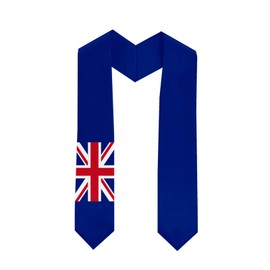 5x72 Inch National Graduation Stole Sash Unisex Adults Class of 2025 Graduation Stole (The United Kingdom)