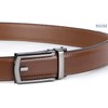 WERFORU Leather Ratchet Belt for Men Perfect Fit Waist Size